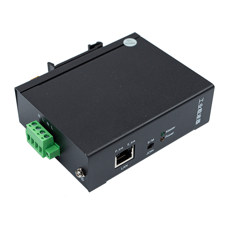 Transceptor de línea eléctrica de banda ancha filtrado monofásico